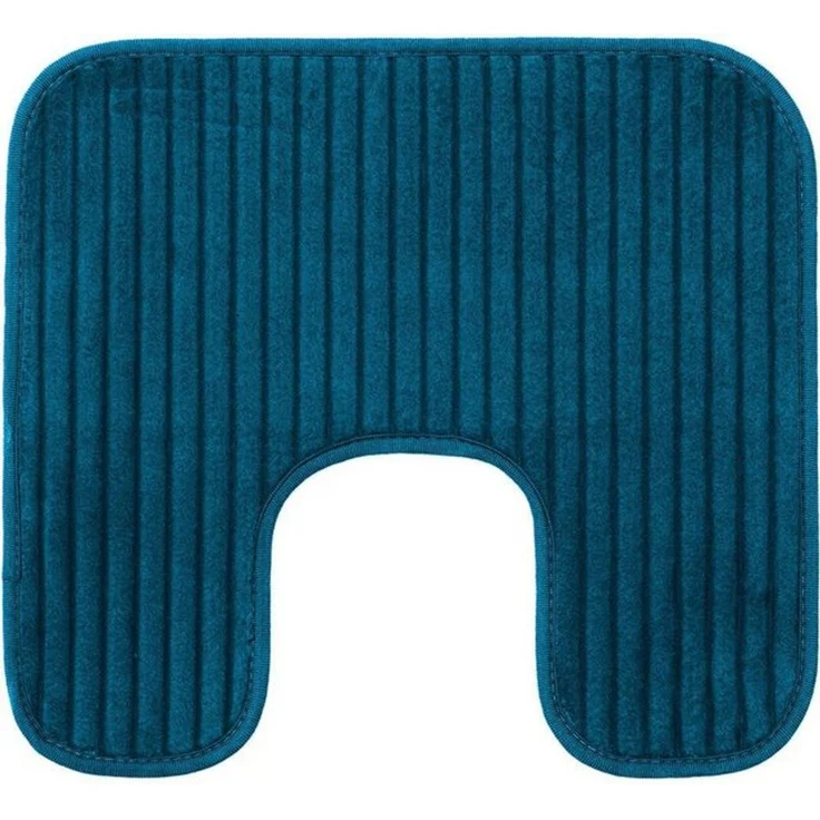 Gözze Badematte Berlin, Höhe 7 mm, rutschhemmend beschichtet, fußbodenheizungsgeeignet, Polyester, rechteckig, Badteppich, Uni Farben, Cord Optik, waschbar – Bild 4