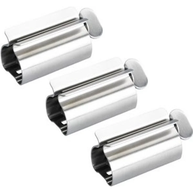 Maximex Tubenquetscher Tubenpresse EDELSTAHL (3 St), Edelstahl, mit Stehfunktion, für Zahnpasta-, Creme- & Lebensmitteltuben – Bild 6