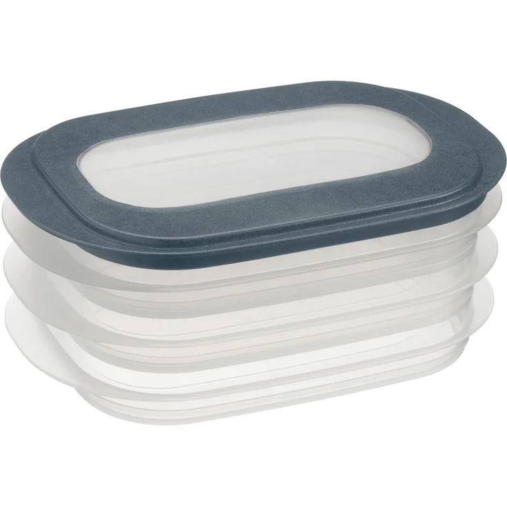 Sunware Aufschnittsdose Sigma Home 3er transparent/blau – Bild 3