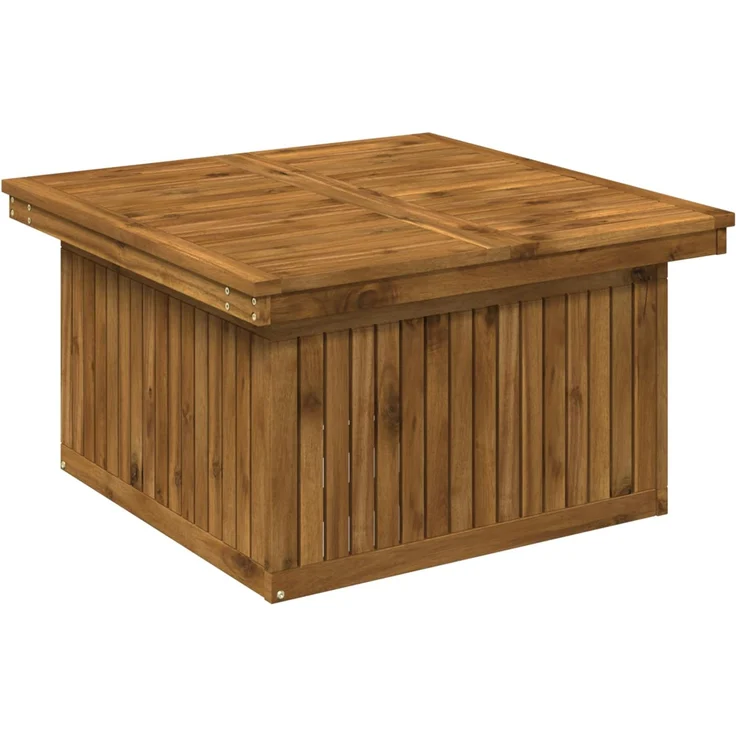 vidaXL Gartenkaffee Tisch aus massivem Akazienholz höhenverstellbar 901243 – Bild 4