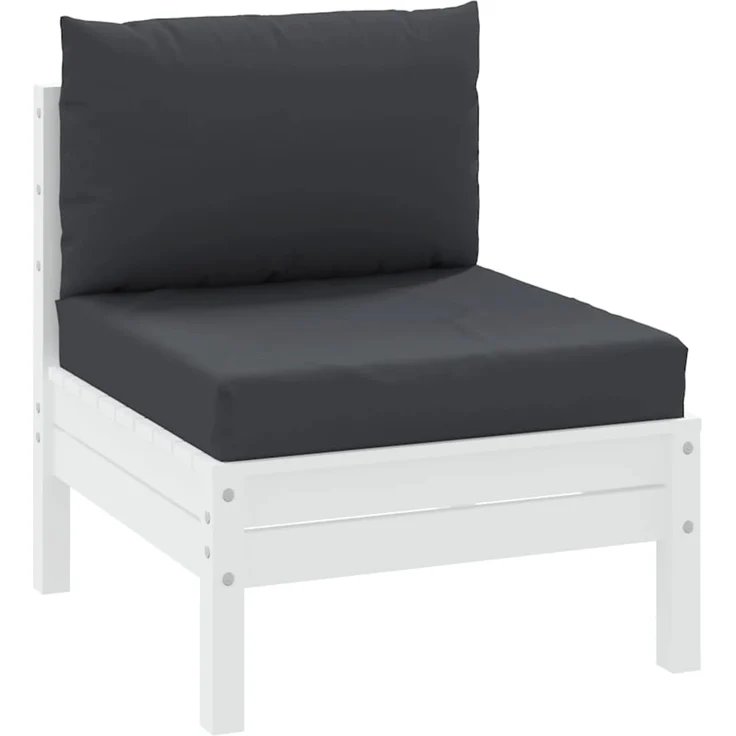 vidaXL Palettenkissen 2-tlg. Schwarz Oxford-Gewebe 361761 – Bild 2