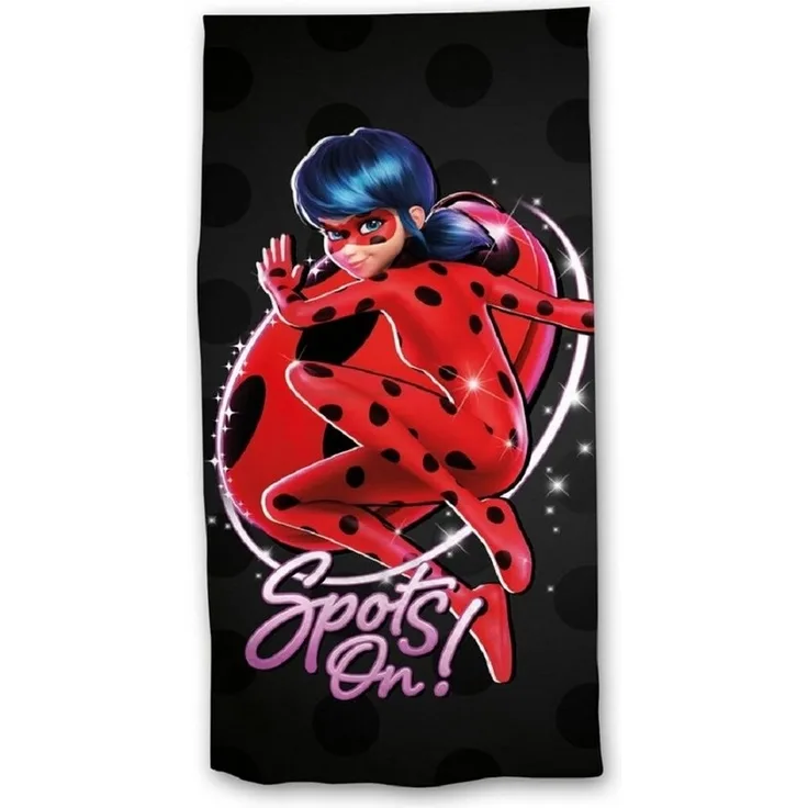 Miraculous Ladybug Strandtuch 140x70 cm Weiches Badetuch