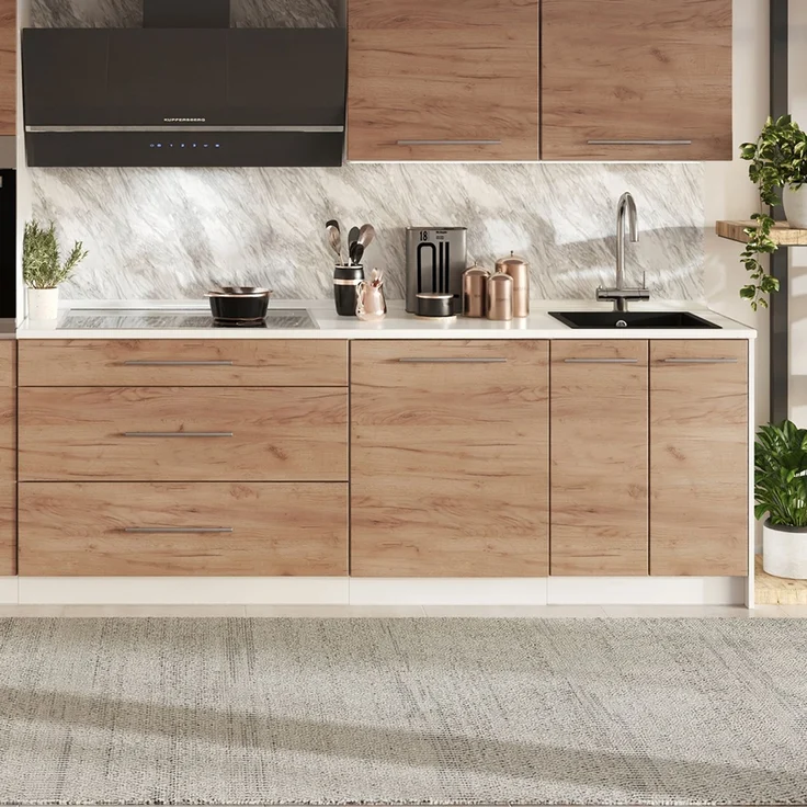 Küchenarbeitsplatte R-Line Weiß 240 cm Vicco – Bild 3