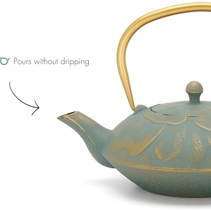 Bredemeijer Teekanne Kunming 1,3l Gusseisen blau 153050 – Bild 4