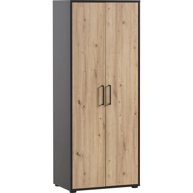 Schildmeyer ‘Aino‘ Hochschrank, schwarzmatt, Breite 65 cm, Made in Germany – Bild 1