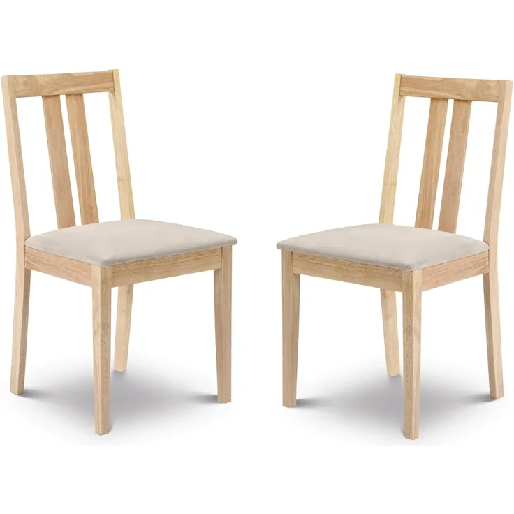 Julian Bowen Rufford Esszimmerstuhl, 2 Stück, natur