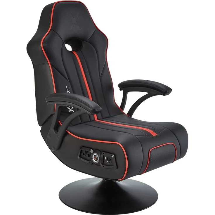 X Rocker TORQUE 2.1 Gaming-Sessel mit Wireless Audiosystem und Vibrationsmotor - schwarz/rot – Bild 1