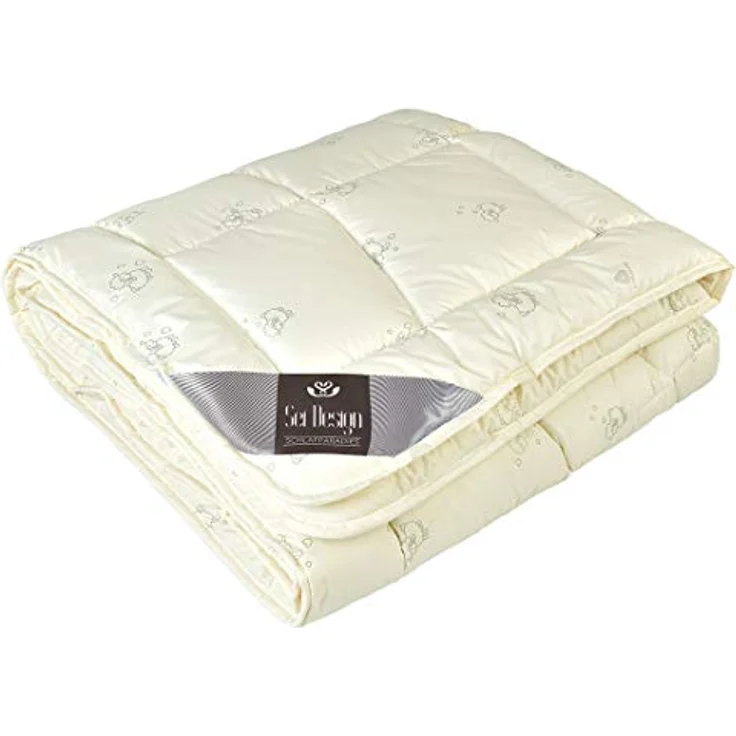 SEI Design Naturfaserbettdecke Wool Comfort 135x200 cm, Füllung: 70% Schurwolle - 30% Polyester – Bild 8