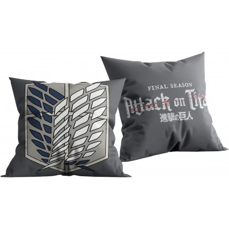 Attack on Titan Dekokissen Kuschelkissen (1 Stk.) 40 x 40 cm aus Polyester