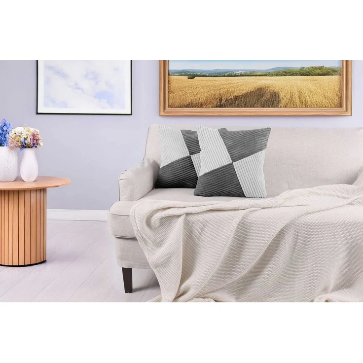 Amilian Dekokissen mit Füllung und Bezug - 2er Set - Zierkissen, Sofakissen - 40x40 cm, (2 Stück), Dekokissen mit Inlett - Couchkissen mit Kissenfüllung – Bild 3