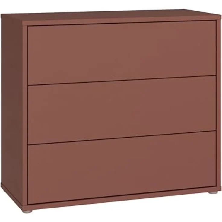 FORTE Kommode Alice Springs, Kommode, 3 Schubkästen B/H/T 94,8/83,1/41,5, Schubkästen mit Vollauszug, grifflos,Push to open – Bild 1