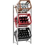 CLP Getränkekistenständer Lennert,edelstahl Medium