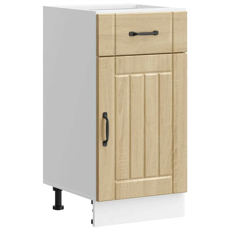 vidaXL Küchen-Unterschrank Lucca Sonoma-Eiche Holzwerkstoff 853710 – Bild 1