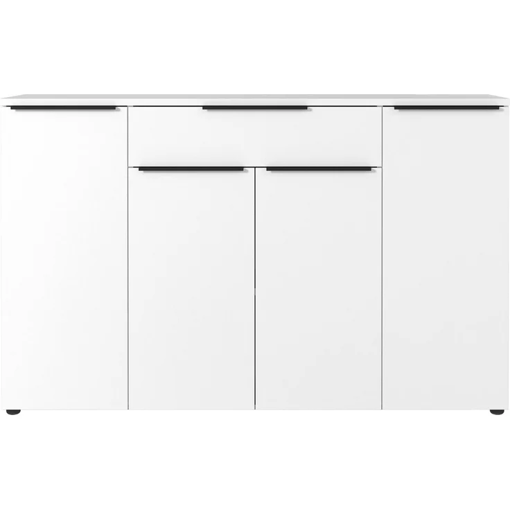 GERMANIA Sideboard Mailand, Sideboard mit einer Schublade und 4 Türen, in graphit & weiß verfügbar – Bild 1