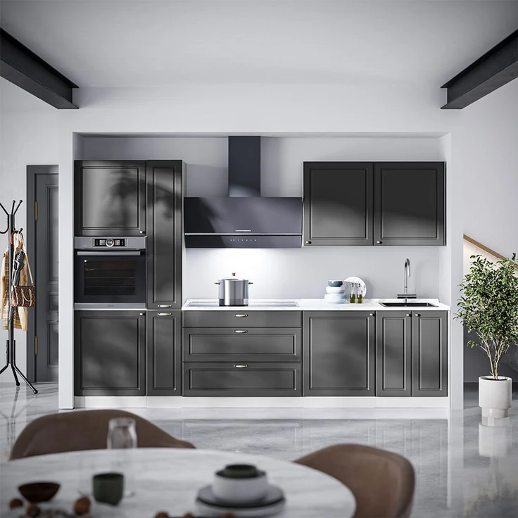 Hängeschrank Fame-Line Anthrazit Landhaus 60 cm Vicco – Bild 5