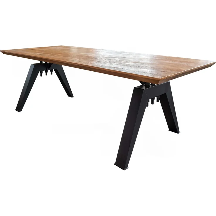 KAWOLA Esstisch REY Akazie massiv Schweizer Kante 220x100cm – Bild 3
