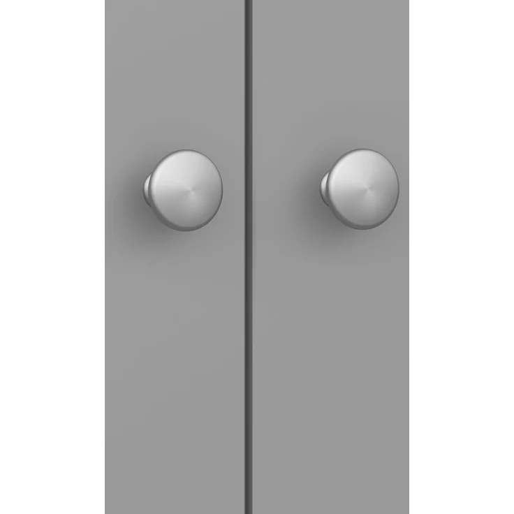 ebuy24 Kleiderschrank Simon Kleiderschrank 1 Schublade 2 Türen grau. – Bild 4