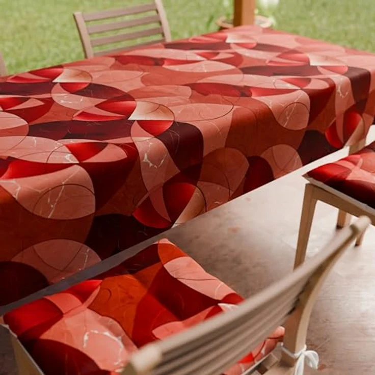 PETTI Artigiani Italiani - Tischdecke, Tischdecke, Tischdecke für die Küche aus Baumwolle, Design Herzen, Beige X18 Plätze (140 x 360 cm), 100% Made in Italy – Bild 7