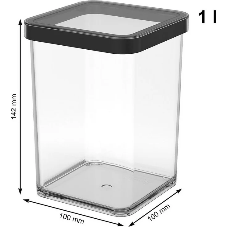 ROTHO Vorratsdose, Kunststoff, (Vorratsdosenset, Set 10 tlg) – Bild 2