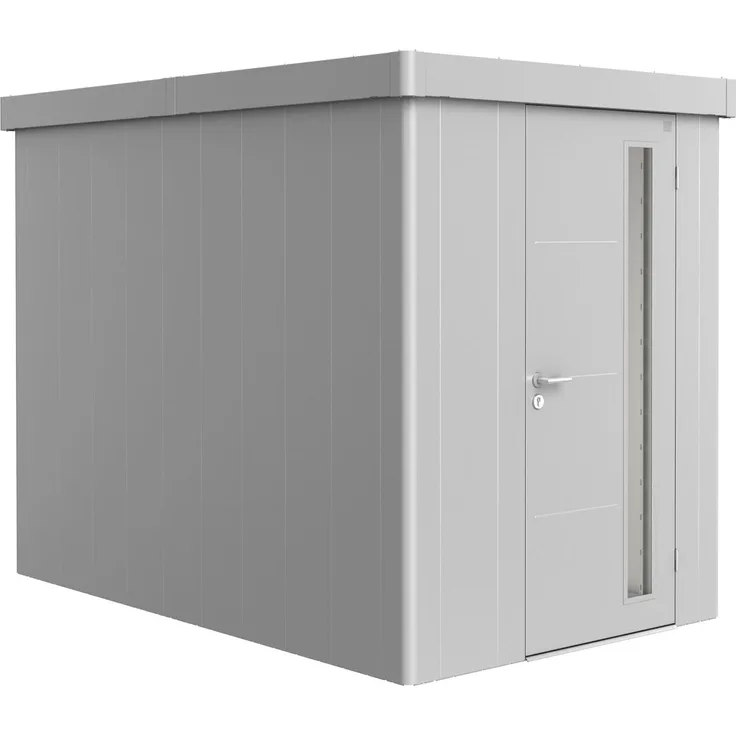 Biohort Gerätehaus Neo, 3A: 180 x 292 x 222 (b x t x h) cm, silber-metallic