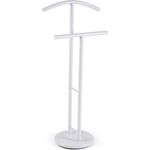 Versa Begna Moderner multifunktionaler Nachttisch mit 2 Kleiderbügeln für Herren- oder Damenkleidung, Maße (H x L x B) 100 x 28,5 x 45 cm, Stahl, Schwarz