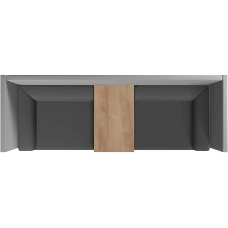 Rocada Sitzsofa Be Soft Doppelsitz + Tisch grau – Bild 4