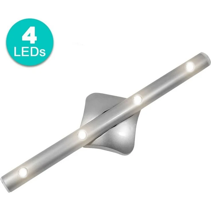 EAXUS LED Unterbauleuchte Schrankleuchte Batterie Klebe Lichtleiste - Stablicht, LED fest integriert, Unterbaulampe – Bild 1