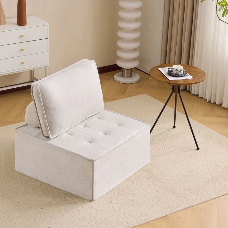 EINHOM Einzelsofa, Kleine Sitzgarnitur, Wohnzimmer-Sessel, Sitzsack, Sofa für Schlafzimmer, Gästezimmer oder Kinderzimmer – Bild 5