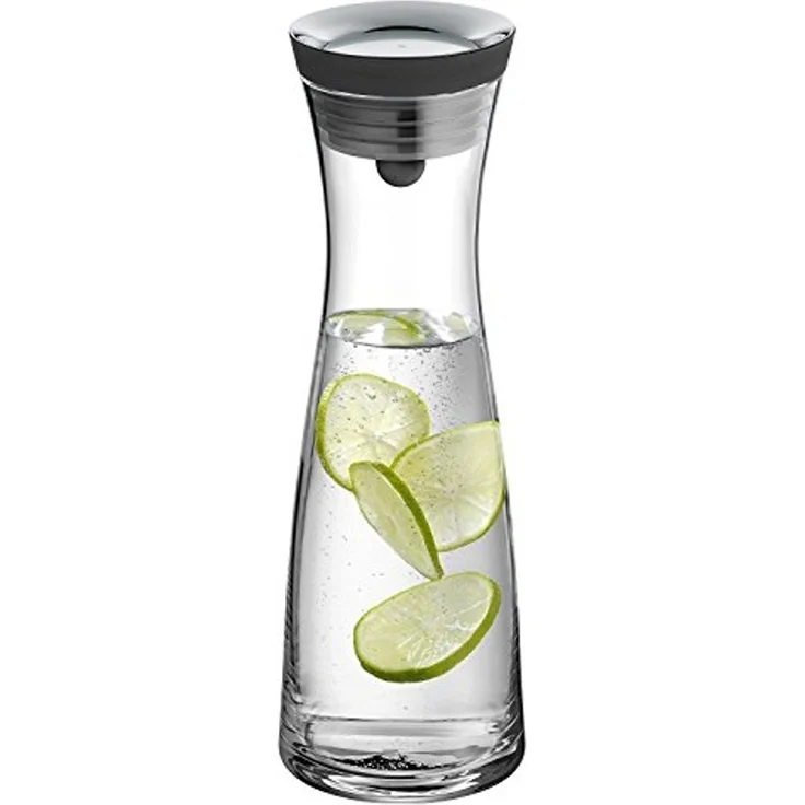 WMF Wasserkaraffe Basic Set Wasserkaraffe mit 4 Gläsern, (1x Glaskaraffe (Füllmenge 1,0 l, Höhe 29 cm), 4x Trinkglas (Füllmenge 275 ml, Höhe 14 cm), 5-tlg, 1x Glaskaraffe (1,0 l, Höhe 29 cm), 4x Trinkglas (275 ml, Höhe 14 cm) – Bild 4