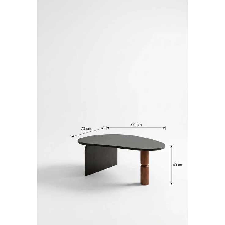 Skye Decor 'Zen Yamuk - Travertine' Couchtisch, Travertin, 90 x 40 x 70 cm – Bild 7