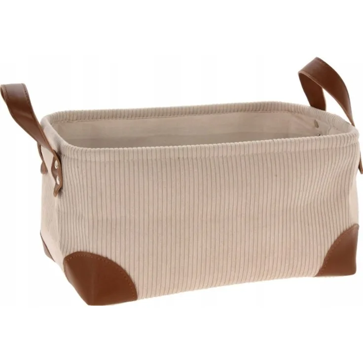 Home Styling Collection Aufbewahrungskorb Cord mit Griffen 30 x 20 x 15 cm