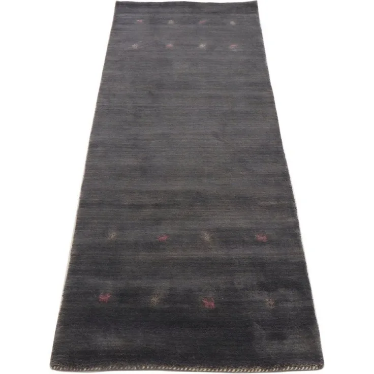 carpetfine Wollteppich Gabbeh Uni, auch als Läufer und Rund erhältlich, rechteckig, Höhe: 15 mm, reine Wolle, handgewebt, Gabbeh Loom Tiermotiv, große Farbauswahl
