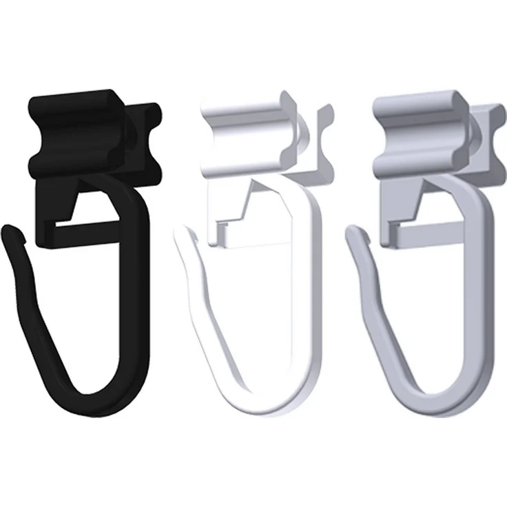 Garduna Gardinenstange Ø 20mm Innenlauf Komplettset inkl. X-Gleiter in Profilfarbe, 2-läufig, kürzbar, Metall, 2-lauf, 1-lauf, Gardinenstange, 20mm, Innenlauf, Gardinenschiene – Bild 3