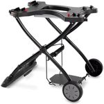 Weber Rollwagen/Für Gasgrills der Q-Serie, Klappbares Design mit Rädern, Integrierter Tragegriff, 16,5 x 75,5 x 71,5 cm (eingeklappt), 63,5 x 53,5 x 71,5 cm (ausgeklappt)