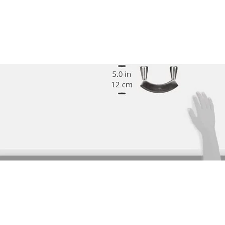 Wiegemesser mit 2 Klingen 17 cm – Bild 4