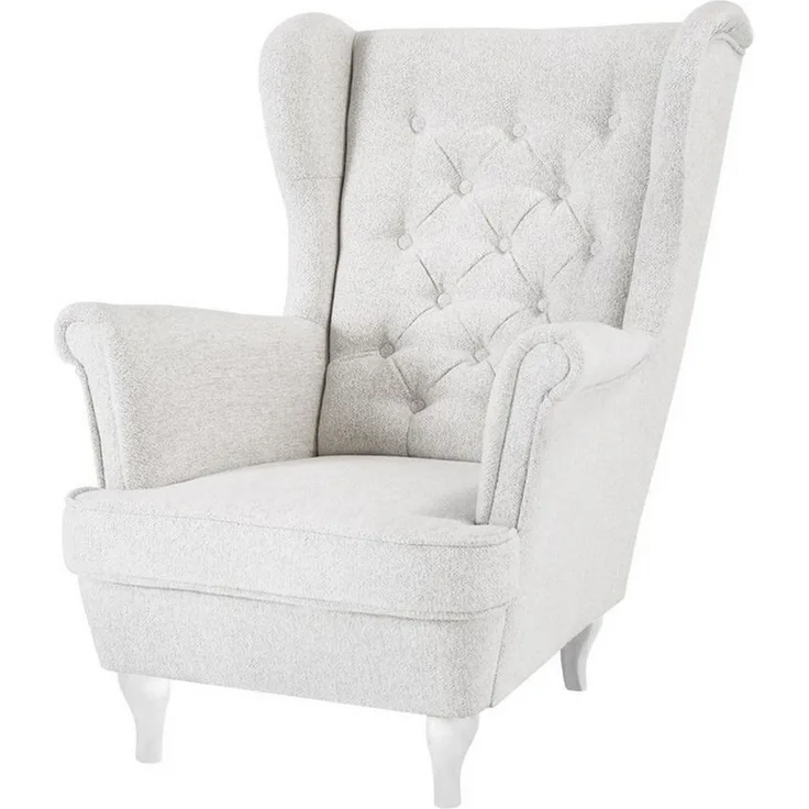 Beautysofa Ohrensessel Sessel FALCO Chesterfield Wohnzimmersessel Fernsehsessel