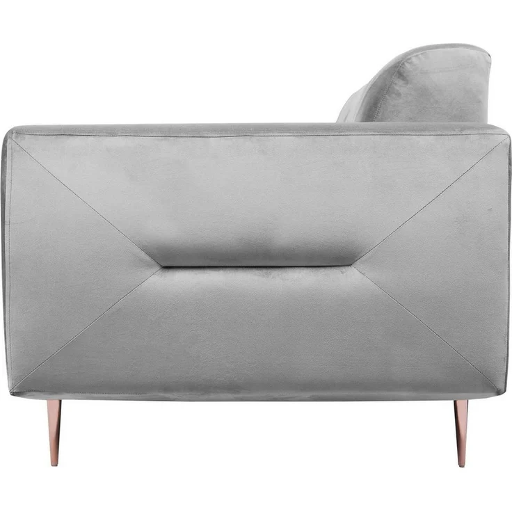 Beautysofa Polstergarnitur VENEZIA Die Lieferung beinhaltet Beiträge zur Wohnung, (Sessel + 2-Sitzer Sofa + 3-Sitzer Sofa im modernes Design), mit Metallbeine, Couchgarnituren aus Velours – Bild 2