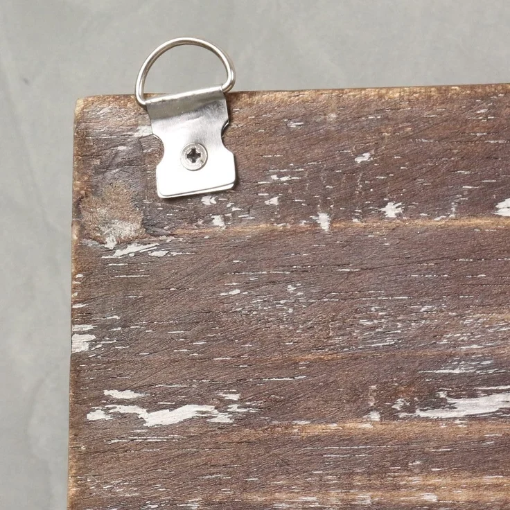 Oriental Galerie Wandregal Wandregal Wandbrett beidseitig verwendbar braun, Hängeregal Schweberegal Wandboard zum aufhängen Dekoregal – Bild 5