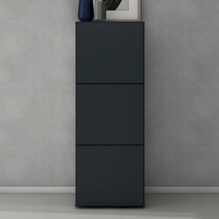 doporro Schuhschrank Schuhregal Schuhständer mit 3 Fächern Schuhschrank02 – Bild 4