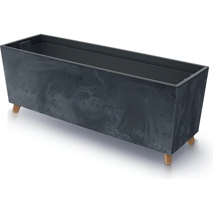 Prosperplast Blumentopf, Urbi Case Beton Effect N Anthrazit – Bild 4