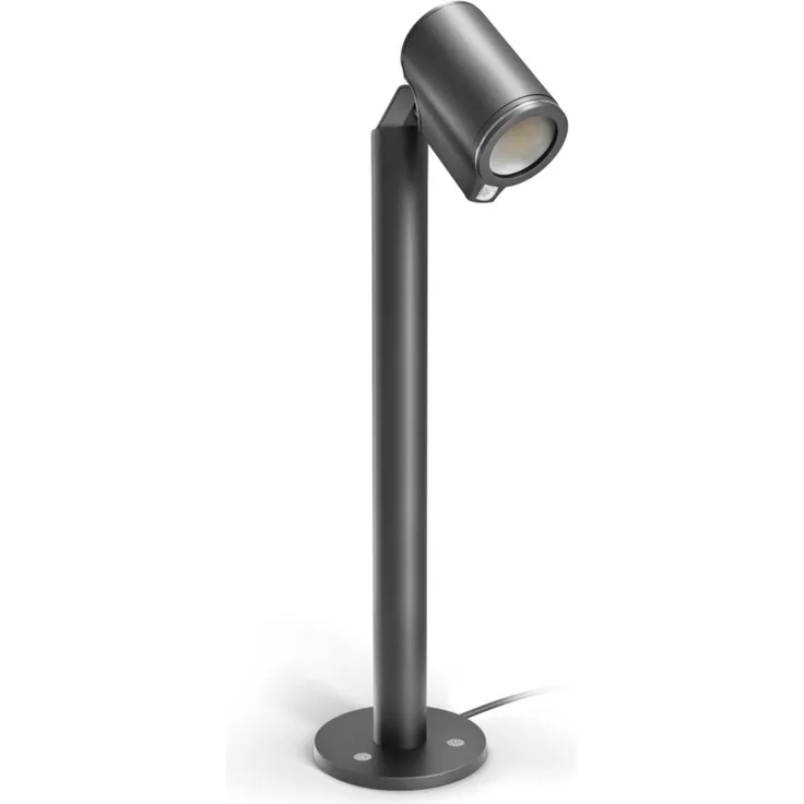 LED-Wegeleuchte Spot Way SC anthrazit, mit 90° Bewegungsmelder, per App bedienbar, vernetzbar, Aluminium, inkl. GU10-Leuchtmittel, 7,9 W