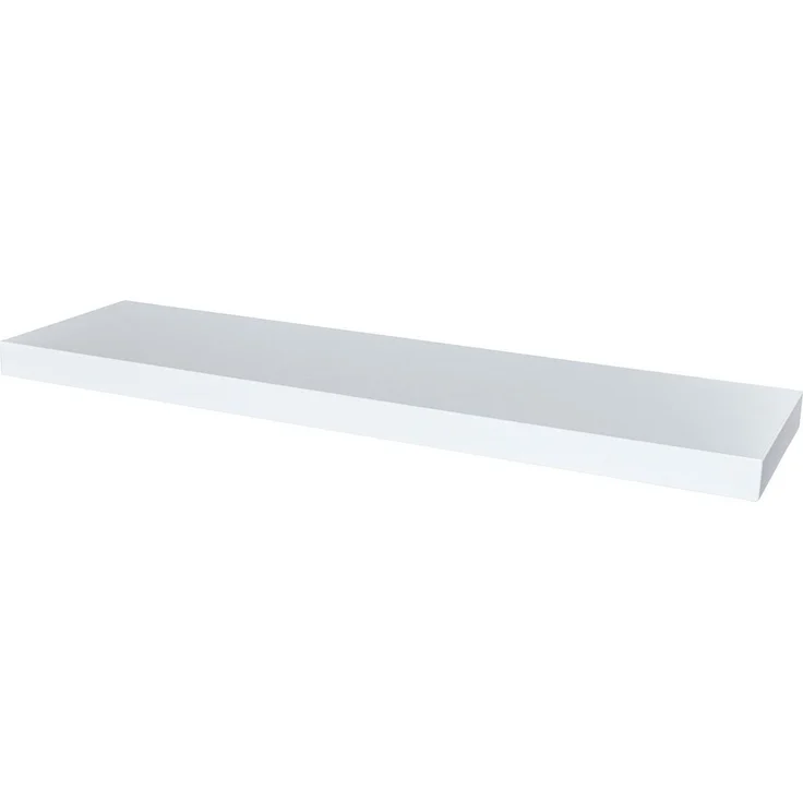 Levandeo® Wandregal, Wandboard Bobby 80cm weiß - Wandregal Regal Board Bord