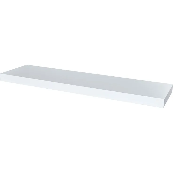 Levandeo® Wandregal, Wandboard Bobby 80cm weiß - Wandregal Regal Board Bord