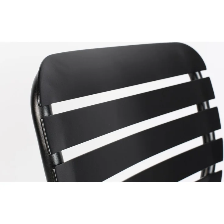 Zuiver Gartenmöbel-Set Vondel mit Tisch und 6 Stühlen aus Aluminium, Schwarz 96,7x214x75 cm – Bild 7