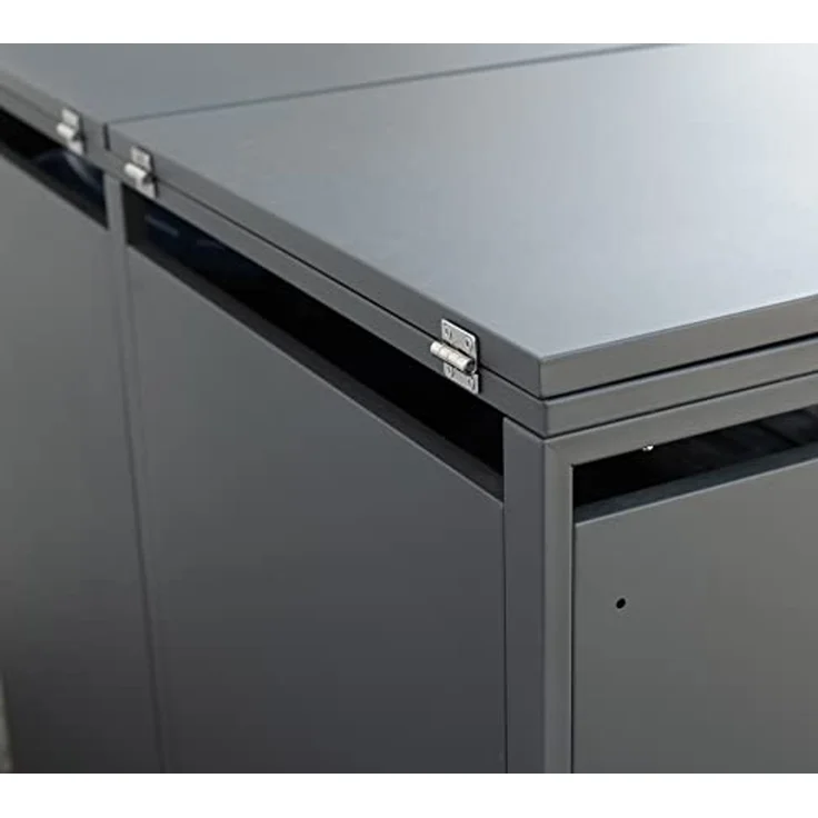 Westmann Metall Mülltonnenbox 2er Kubus | 2x 240 L – Bild 4