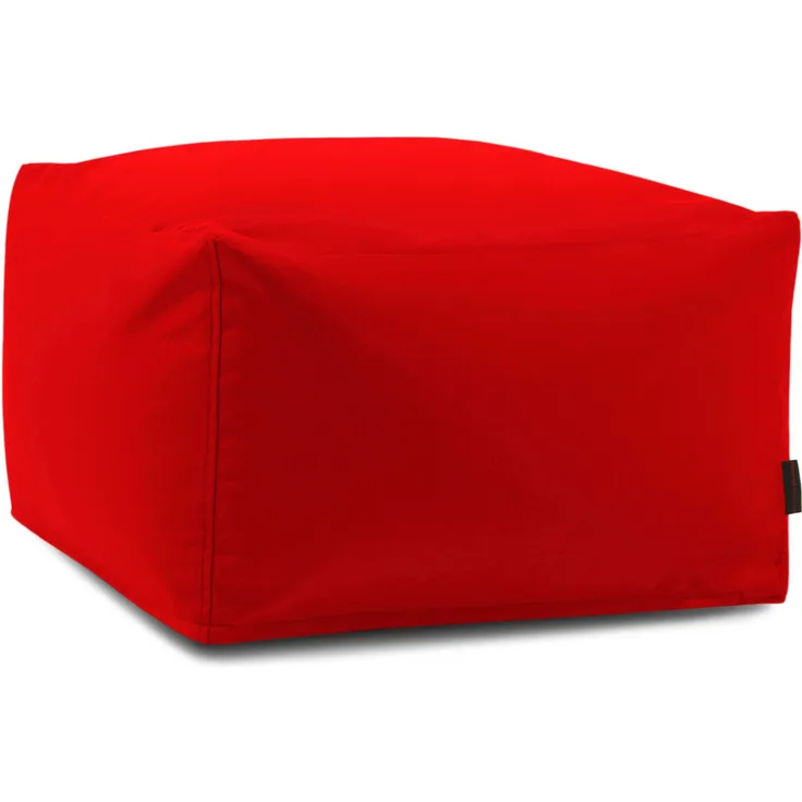 Sitzsack ‘Softbox‘, Bezugstoff - Colorin, 100% Olefin, Red, 40x70x70 cm.