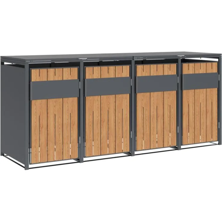 Westmann Varius 4 | Metall Mülltonnenbox 4er |