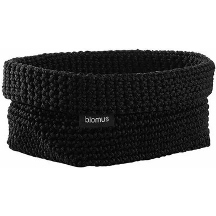 blomus Häkelkorb Tela Black L