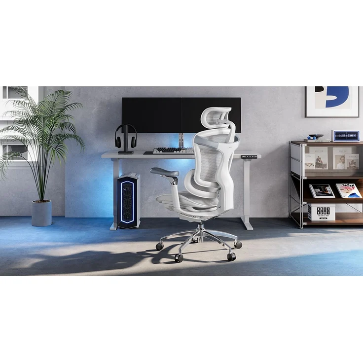 Sihoo 'Doro C300 Pro' ergonomischer Schreibtischstuhl, 130 x 75,5 cm, in Weiß – Bild 4
