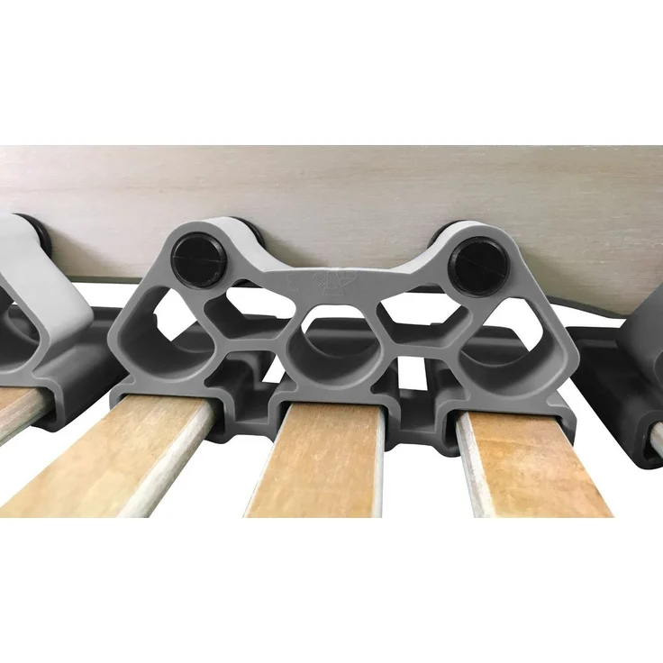 AM Qualitätsmatratzen | Ergonomischer 7-Zonen Lattenrost 100x200 cm, Kopf- & Fußteil verstellbar, gebrauchsfertig geliefert – Bild 3